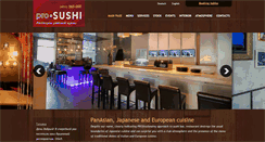 Desktop Screenshot of pro-sushi.com